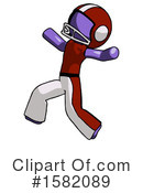 Purple Design Mascot Clipart #1582089 by Leo Blanchette