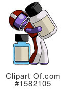 Purple Design Mascot Clipart #1582105 by Leo Blanchette