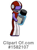 Purple Design Mascot Clipart #1582107 by Leo Blanchette