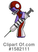 Purple Design Mascot Clipart #1582111 by Leo Blanchette