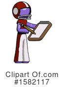Purple Design Mascot Clipart #1582117 by Leo Blanchette
