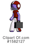 Purple Design Mascot Clipart #1582127 by Leo Blanchette