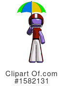 Purple Design Mascot Clipart #1582131 by Leo Blanchette