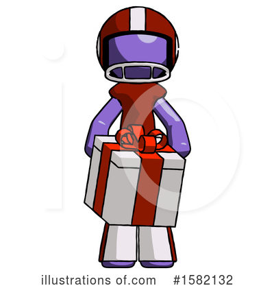 Royalty-Free (RF) Purple Design Mascot Clipart Illustration by Leo Blanchette - Stock Sample #1582132