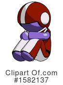 Purple Design Mascot Clipart #1582137 by Leo Blanchette