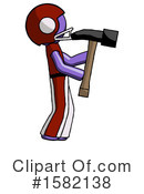 Purple Design Mascot Clipart #1582138 by Leo Blanchette