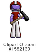 Purple Design Mascot Clipart #1582139 by Leo Blanchette