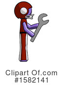 Purple Design Mascot Clipart #1582141 by Leo Blanchette