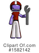 Purple Design Mascot Clipart #1582142 by Leo Blanchette
