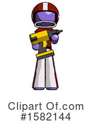 Purple Design Mascot Clipart #1582144 by Leo Blanchette