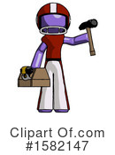 Purple Design Mascot Clipart #1582147 by Leo Blanchette