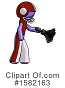 Purple Design Mascot Clipart #1582163 by Leo Blanchette