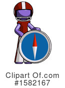 Purple Design Mascot Clipart #1582167 by Leo Blanchette