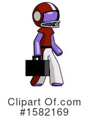Purple Design Mascot Clipart #1582169 by Leo Blanchette