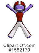 Purple Design Mascot Clipart #1582179 by Leo Blanchette