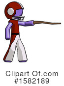 Purple Design Mascot Clipart #1582189 by Leo Blanchette