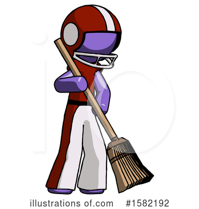 Royalty-Free (RF) Purple Design Mascot Clipart Illustration by Leo Blanchette - Stock Sample #1582192