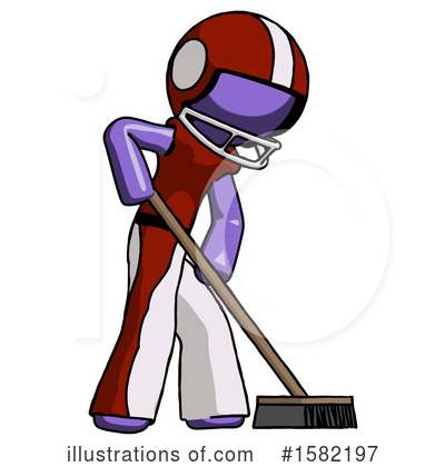 Royalty-Free (RF) Purple Design Mascot Clipart Illustration by Leo Blanchette - Stock Sample #1582197