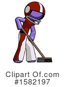 Purple Design Mascot Clipart #1582197 by Leo Blanchette