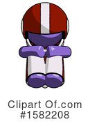 Purple Design Mascot Clipart #1582208 by Leo Blanchette