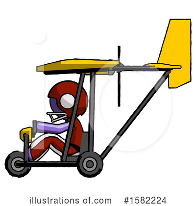Royalty-Free (RF) Purple Design Mascot Clipart Illustration by Leo Blanchette - Stock Sample #1582224