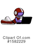 Purple Design Mascot Clipart #1582229 by Leo Blanchette