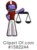 Purple Design Mascot Clipart #1582244 by Leo Blanchette