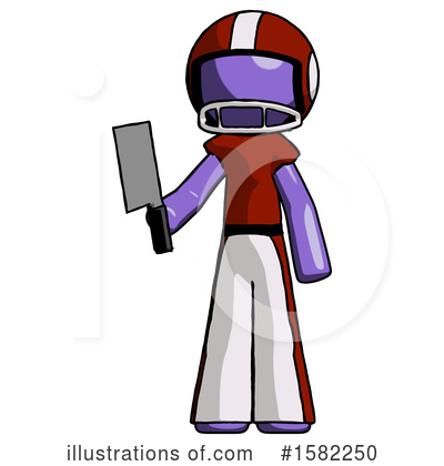 Royalty-Free (RF) Purple Design Mascot Clipart Illustration by Leo Blanchette - Stock Sample #1582250