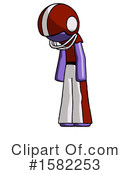 Purple Design Mascot Clipart #1582253 by Leo Blanchette