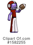 Purple Design Mascot Clipart #1582255 by Leo Blanchette