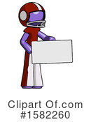 Purple Design Mascot Clipart #1582260 by Leo Blanchette