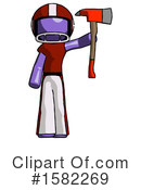 Purple Design Mascot Clipart #1582269 by Leo Blanchette