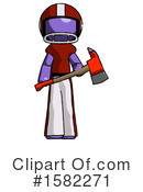 Purple Design Mascot Clipart #1582271 by Leo Blanchette