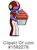 Purple Design Mascot Clipart #1582278 by Leo Blanchette