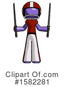 Purple Design Mascot Clipart #1582281 by Leo Blanchette