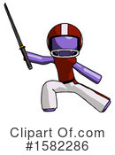 Purple Design Mascot Clipart #1582286 by Leo Blanchette