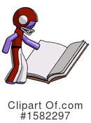 Purple Design Mascot Clipart #1582297 by Leo Blanchette