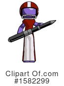 Purple Design Mascot Clipart #1582299 by Leo Blanchette