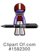 Purple Design Mascot Clipart #1582300 by Leo Blanchette