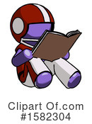 Purple Design Mascot Clipart #1582304 by Leo Blanchette