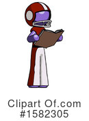 Purple Design Mascot Clipart #1582305 by Leo Blanchette