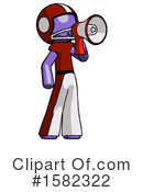 Purple Design Mascot Clipart #1582322 by Leo Blanchette