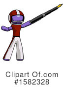 Purple Design Mascot Clipart #1582328 by Leo Blanchette