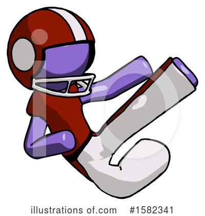 Royalty-Free (RF) Purple Design Mascot Clipart Illustration by Leo Blanchette - Stock Sample #1582341