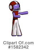 Purple Design Mascot Clipart #1582342 by Leo Blanchette