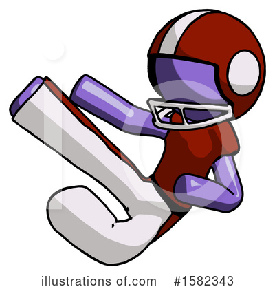 Royalty-Free (RF) Purple Design Mascot Clipart Illustration by Leo Blanchette - Stock Sample #1582343