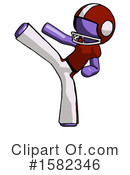 Purple Design Mascot Clipart #1582346 by Leo Blanchette