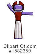 Purple Design Mascot Clipart #1582359 by Leo Blanchette
