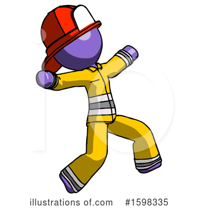 Royalty-Free (RF) Purple Design Mascot Clipart Illustration by Leo Blanchette - Stock Sample #1598335