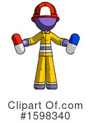 Purple Design Mascot Clipart #1598340 by Leo Blanchette